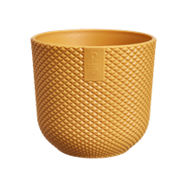 jazz rund mini 7cm amber gelb